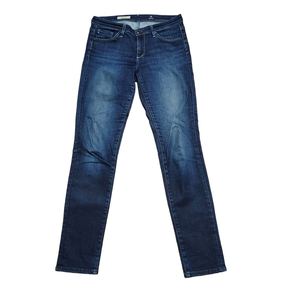 AG Adriano Goldschmeid The Stilt Jeans Size 26 Cigarette Leg Dark Wash Stretch